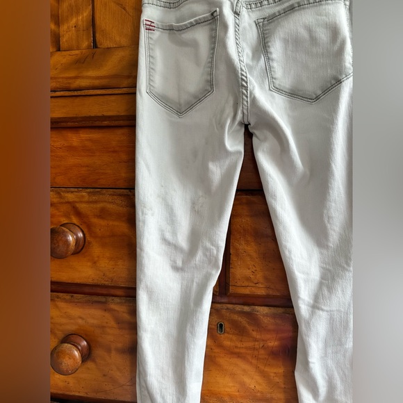 BDG mid rise twig light grey jeans with studded knees size 24 - Picture 6 of 8